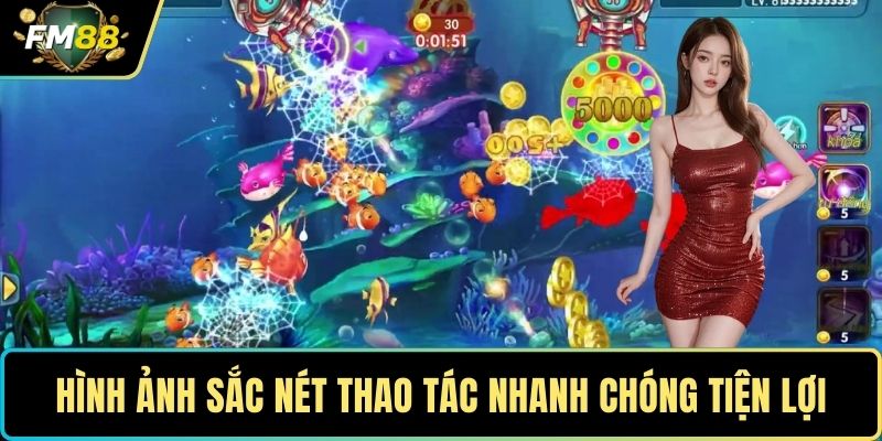 Hình ảnh sắc nét thao tác nhanh chóng tiện lợi